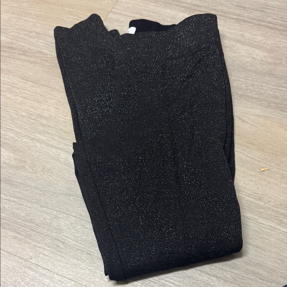 Old Navy Black Stevie High Rise Sparkle Leggings